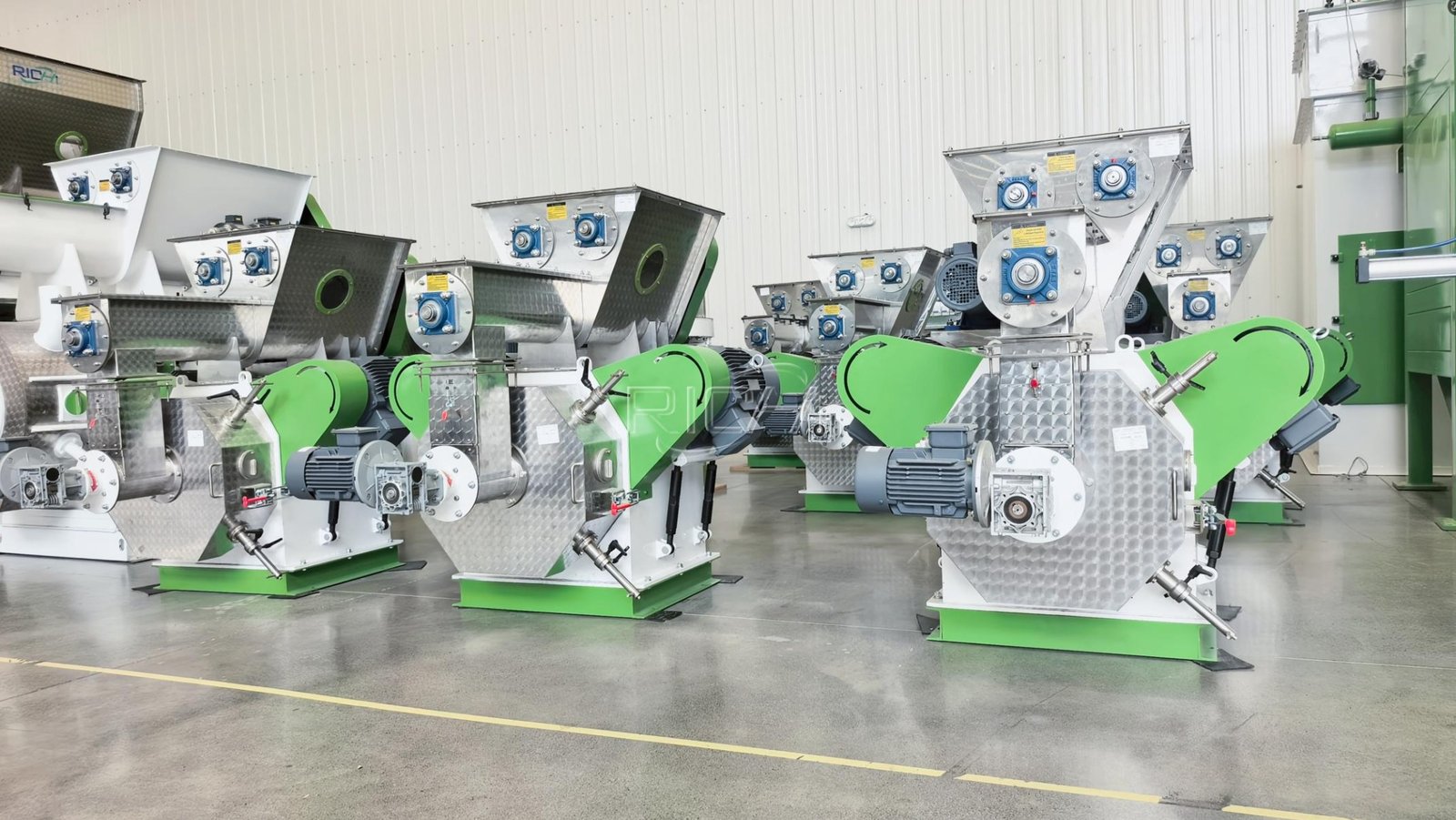 RICHI industrial wood pellet machines for reliable long-term pellet production